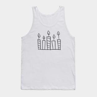 Candle Candles - Hand Drawn Tank Top